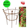 1 x Podpora metalowa do roślin krzewów hortensji róż ogród podpórki średnica 50 wysokość 60cm